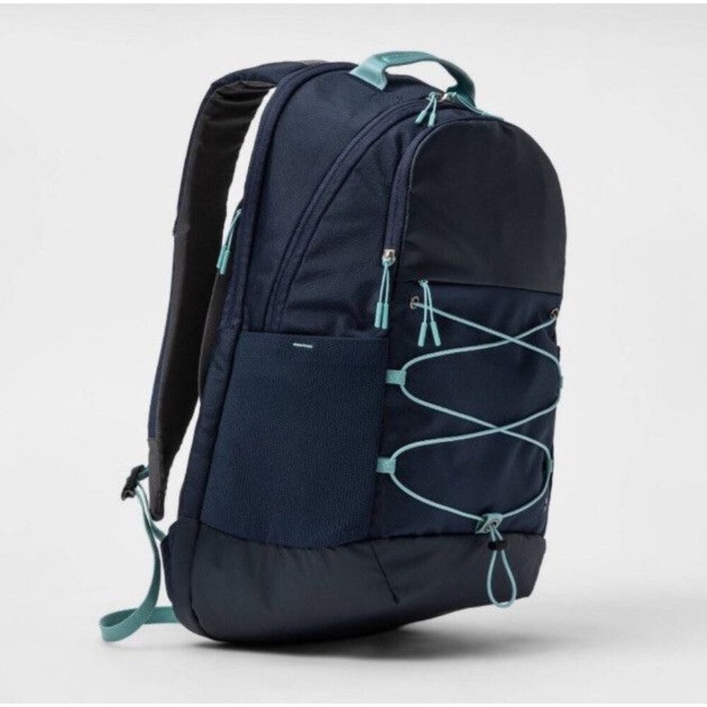 All In Motion Backpack 19 in Blue Bookbag Adjustable Strap Computer Sleeve New